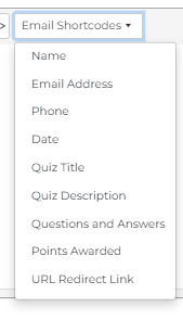 email shortcodes