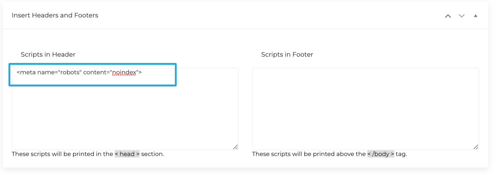 noindex-header