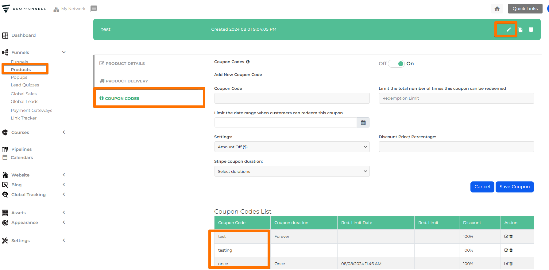 Products ‹ DF Triage — WordPress - Profile 1 - Mic